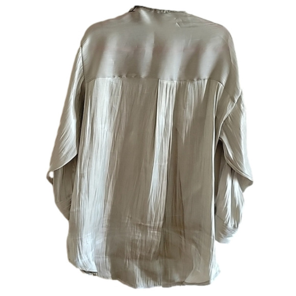 TOPSHOP Oversized Long Sleeve Shirt US4 - Picture 3 of 8